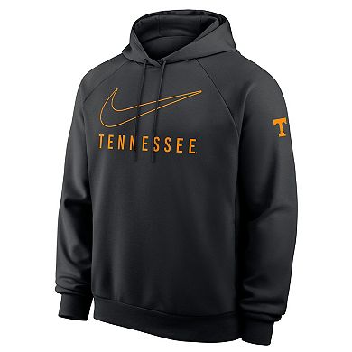 Men's Nike Black Tennessee Volunteers Premium Raglan Dri-FIT Hoodie