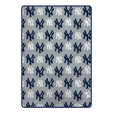 Pegasus New York Yankees 66" x 95" Oversized Logo Roll Ultra Cozy Blanket