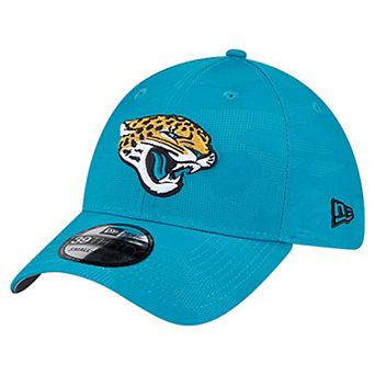 Men's New Era Teal Jacksonville Jaguars Tonal Camo 39THIRTY Stretch Fit Hat