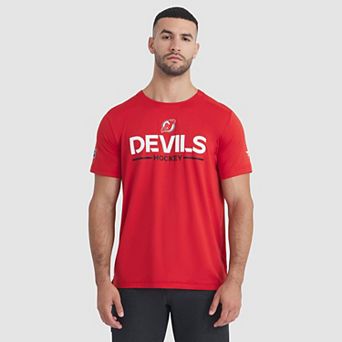 Men's Fanatics Red New Jersey Devils Authentic Pro Rink Tech T-Shirt