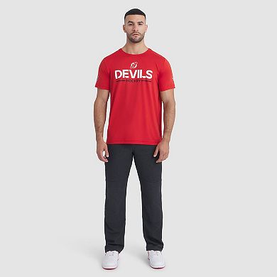 Men's Fanatics Red New Jersey Devils Authentic Pro Rink Tech T-Shirt