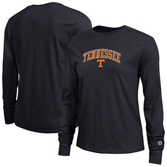 Women's Champion Black Tennessee Volunteers Arch Over Logo Long Sleeve T-Shirt