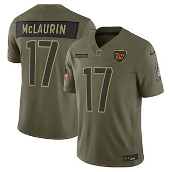Men's Nike Terry McLaurin Olive Washington Commanders 2025 Salute to Service Limited Jersey