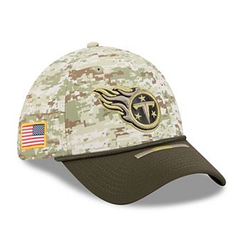 Men's New Era Camo Tennessee Titans 2025 Salute to Service 39THIRTY Flex Hat