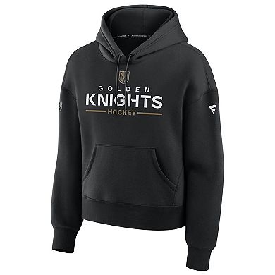 Women's Fanatics Black Vegas Golden Knights Authentic Pro Primary Pullover Hoodie