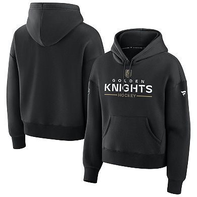Women's Fanatics Black Vegas Golden Knights Authentic Pro Primary Pullover Hoodie