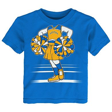 Girls Toddler Outerstuff Blue Los Angeles Chargers Game Fit T-Shirt