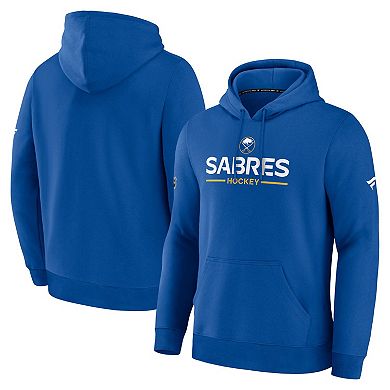 Men's Fanatics Royal Buffalo Sabres Authentic Pro Primary Hoodie