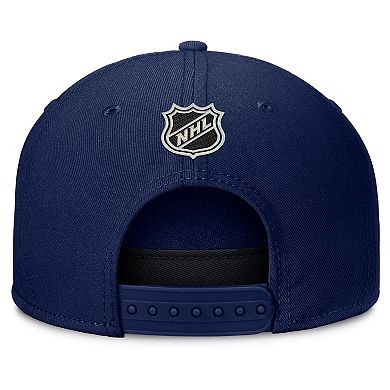 Men's Fanatics Navy New York Rangers Authentic Pro Rink Team Code Snapback Hat