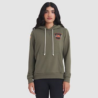 Women's Nike Olive Cincinnati Bengals 2025 Salute to Service Sideline Standard Issue Dri-FIT Hoodie
