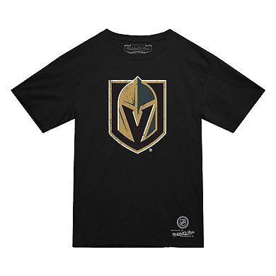 Men's Mitchell & Ness Black Vegas Golden Knights Heritage T-Shirt