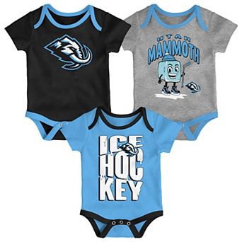 Infant & Newborn Outerstuff Utah Mammoth Triple Header Three-Piece Bodysuit Set