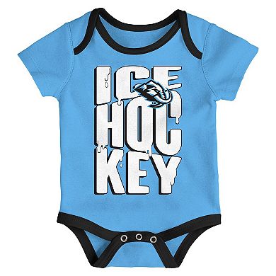 Infant & Newborn Outerstuff Utah Mammoth Triple Header Three-Piece Bodysuit Set