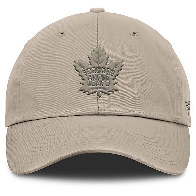 Men's Fanatics Tan Toronto Maple Leafs Authentic Pro Road Adjustable Hat