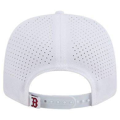 Men's New Era White Boston Red Sox COOLERA 9SEVENTY Adjustable Hat
