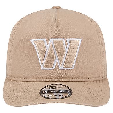 Men's New Era Tan Washington Commanders 19TWENTY Adjustable Hat