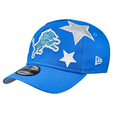 Toddler New Era Blue Detroit Lions Stardom 9FORTY A-Frame Adjustable Hat
