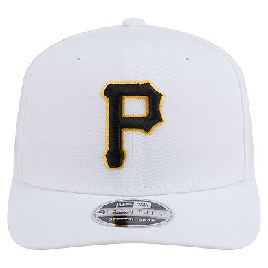 Men's New Era White Pittsburgh Pirates COOLERA 9SEVENTY Adjustable Hat