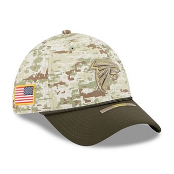 Men's New Era Camo Atlanta Falcons 2025 Salute to Service 39THIRTY Flex Hat
