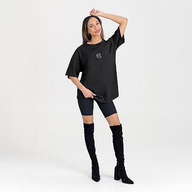 Women's Gameday Couture Black South Carolina Gamecocks Oversized Back at Ya T-Shirt