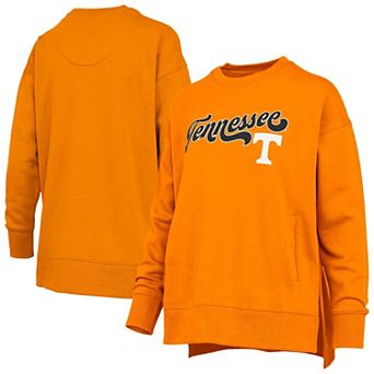 Women's Pressbox Tennessee Orange Tennessee Volunteers Bonanza Chenille Harper Script Sweatshirt