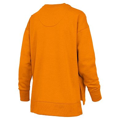 Women's Pressbox Tennessee Orange Tennessee Volunteers Bonanza Chenille Harper Script Sweatshirt
