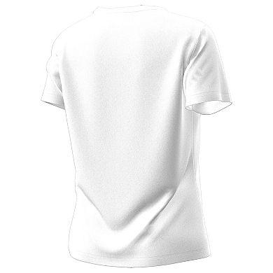 Women's Under Armour White Notre Dame Fighting Irish Leprechaun Tech Stretch T-Shirt