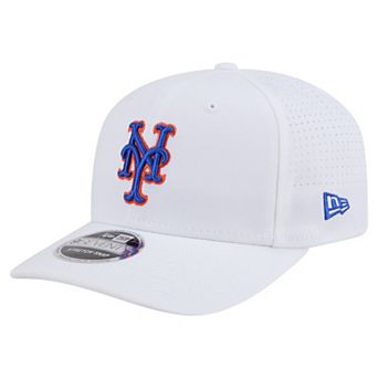 Men's New Era White New York Mets COOLERA 9SEVENTY Adjustable Hat