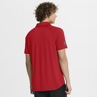 Men's Fanatics Red Detroit Red Wings Authentic Pro Centennial Rink Raglan Polo