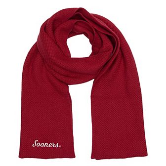 ZooZatz Crimson Oklahoma Sooners Fashion Knit Scarf
