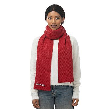 ZooZatz Crimson Oklahoma Sooners Fashion Knit Scarf