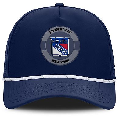 Men's Fanatics Navy New York Rangers Authentic Pro Rink Adjustable Hat