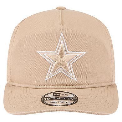 Men's New Era Tan Dallas Cowboys 19TWENTY Adjustable Hat