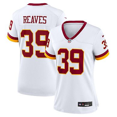 Women's Nike Jeremy Reaves White Washington Commanders Game Super Bowl Era Jersey
