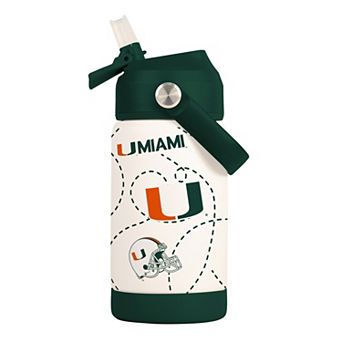 Logo Brands Miami Hurricanes 12oz. Mascot Bottle