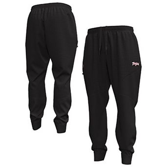 Men's Under Armour Black Maryland Terrapins Unstoppable Fleece Jogger Pants