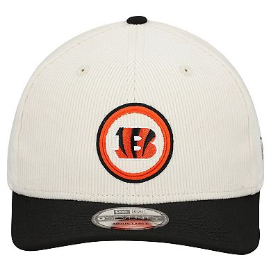Men's New Era Stone Cincinnati Bengals Loyal Corduroy 9SEVENTY Adjustable Hat