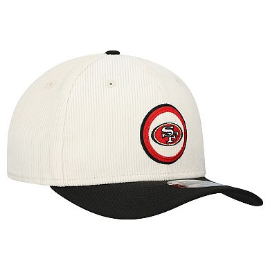 Men's New Era Stone San Francisco 49ers Loyal Corduroy 9SEVENTY Adjustable Hat