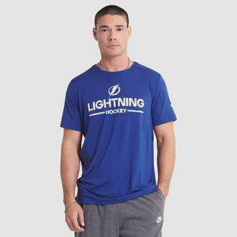 Men's Fanatics Blue Tampa Bay Lightning Authentic Pro Rink Tech T-Shirt