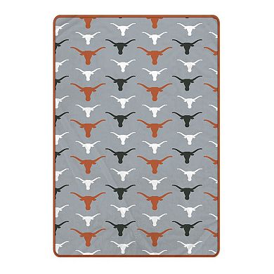 Pegasus Texas Longhorns 66" x 95" Oversized Logo Roll Ultra Cozy Blanket