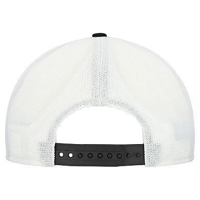 Men's New Era Black/White Atlanta Falcons Patch 19TWENTY Adjustable Hat