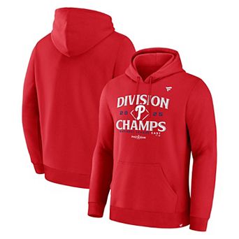 Men's Fanatics Red Philadelphia Phillies 2025 NL East Division Champions Locker Room Hoodie