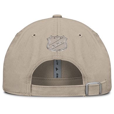 Men's Fanatics Tan Los Angeles Kings Authentic Pro Road Adjustable Hat