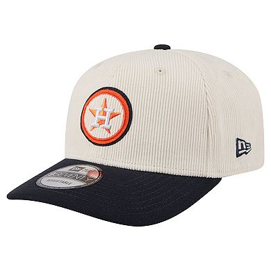 Men's New Era Cream Houston Astros Loyal 9SEVENTY Adjustable Hat