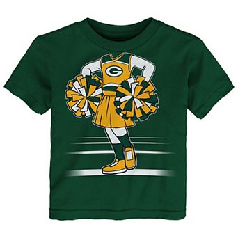 Girls Toddler Outerstuff Green Green Bay Packers Game Fit T-Shirt