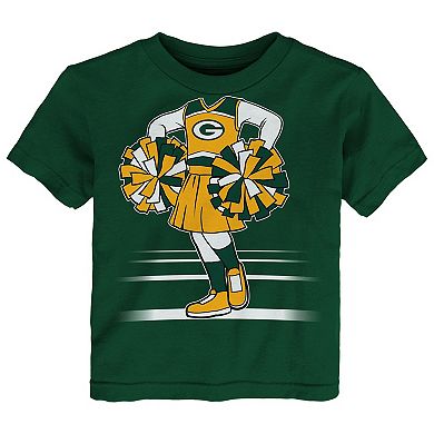 Girls Toddler Outerstuff Green Green Bay Packers Game Fit T-Shirt