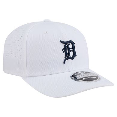 Men's New Era White Detroit Tigers COOLERA 9SEVENTY Adjustable Hat