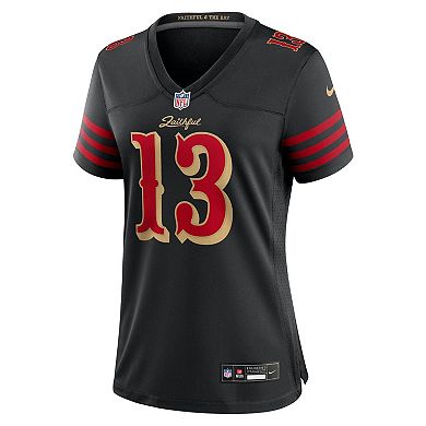 Women's Nike Brock Purdy Black San Francisco 49ers 2025 Rivalries Collection Game Jersey
