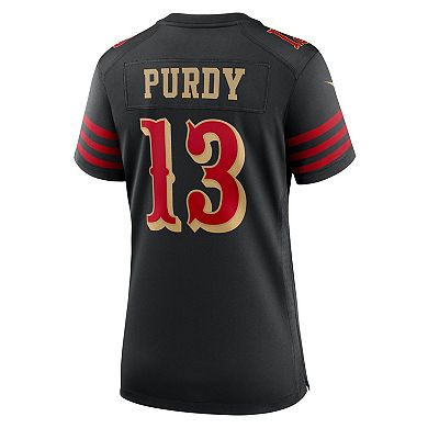 Women's Nike Brock Purdy Black San Francisco 49ers 2025 Rivalries Collection Game Jersey