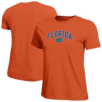 Women's Champion Orange Florida Gators Arched Over Logo T-Shirt
